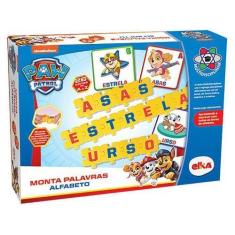 Imagem de Brinquedo Educativo Patrulha Canina - Monta Palavras Alfabeto 62 Peças