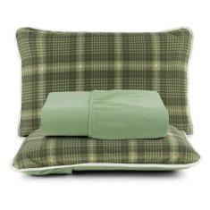 Imagem de Jogo De Cama 100% Algodão Casal Padrão 3 Pcs Estampado Liso - Entrou C