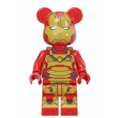 Imagem de Boneco Blocos De Montar Popobe Iron-Man Bear Exclusivo - Mega Block To