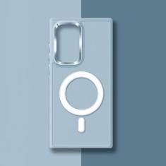 Imagem de Para Samsung S23 S22 S21 Plus Note 20 Ultra Magnético Shell Capa de telefone de silicone para Samsung S23Plus S23Ultra Capa protetora, D, Para Samsung Note20 Ultra