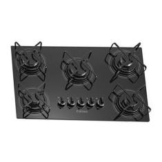 Imagem de Cooktop 5 Bocas Vidro Preto Bivolt Itatiaia