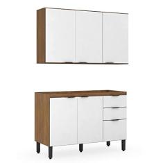 Imagem de Cozinha Modulada Firenze FI0009 Amêndola Branco - Demóbile