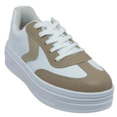 Imagem de Tênis Beira Rio Feminino Plataforma Com Glitter-Feminino