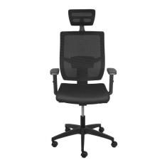 Imagem de Cadeira de Escritório Presidente Atenas Alta Preto