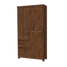 Imagem de Guarda Roupa Solteiro 4 Portas 2 Gavetas Mdp Naturale - San Marino