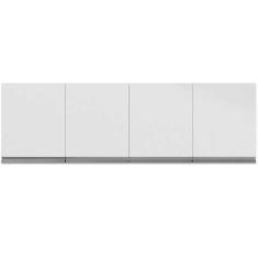 Imagem de Armário Aéreo Para Cozinha Adriana 4 Portas 150 cm Branco