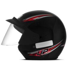 Imagem de Capacete Moto Aberto Mixs Up Masculino Feminino Com Viseira, PRETO, 58