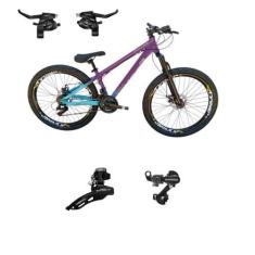 Imagem de Bicicleta Vikingx 21v Aro 26 Tuff 44 Trocadores e Cambio Shimano Trase