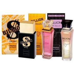 Imagem de Perfume Paris Elysees Billion Love + Night + For Men 100ml