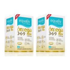 Imagem de Kit C2 Ômega 3 Mix (3,6 E 9) Suplemento C60 - Equaliv