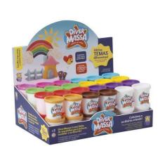 Imagem de Massinha De Modelar Escolar Massa Diver Infantil 48 Cores - Diver Mass
