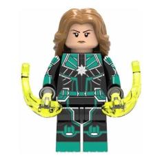 Imagem de Boneco Blocos De Montar Capitã Marvel Vingadores - Mega Block Toys