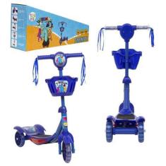 Imagem de Patinete Infantil Azul Led Turma Do Problems Envio Imediato - Toys 2U