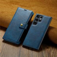 Imagem de Carteira magnética de couro 2 em 1 capa de telefone para Samsung S23 S22 S21 S20 S10 Note20 10 Plus Ultra FE Capa flip destacável, azul, para S20 Ultra
