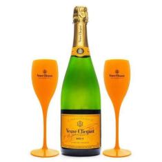 Imagem de Champagne Veuve Clicquot Brut 750ml + 2 Taças De Plástico Exclusivas
