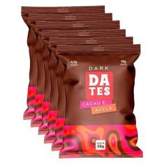 Imagem de Kit 6X: Barra de Proteína Dark Cacau e Avelã Sem Açúcar Let's Dates 38g
