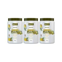 Imagem de Creme Para Pentear Beleza Natural 1Kg Explosao Eite-3Un