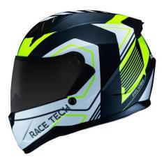 Imagem de Capacete race tech sector exilio preto/amarelo fosco 58/m - motoqueiro