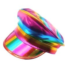 Imagem de Chapéu Boina Quepe Temático Fantasia Carnaval Festa Colorido