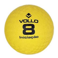Imagem de Bola Iniciação Vollo 8 Matrizada Borracha Infantil, Único, Amarelo