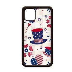 Imagem de Capa USA Hat Drink Love Heart Firework Festival para iPhone 12 Pro Max para Apple Mini Mobile Case