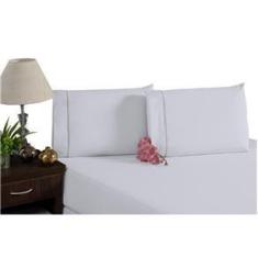 Imagem de Jogo De Cama Casal Padrão Ponto Palito  3 Peças