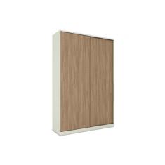 Imagem de Módulo de Quarto Solteiro Guarda Roupa MC10 Seletto c/ 2 Portas Correr Areia/Jequitibá - Henn