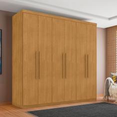Imagem de Guarda Roupa 6 Portas E 4 Gavetas Arujá Naturalle