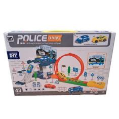 Imagem de Pista Brinquedo Carrinhos Lopping E Estacionamento Policial - Wellmix