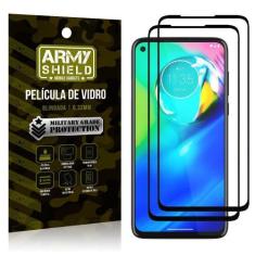 Imagem de Kit 2 Películas De Vidro Blindada 3D Full Cover Moto G8 Power - Armysh