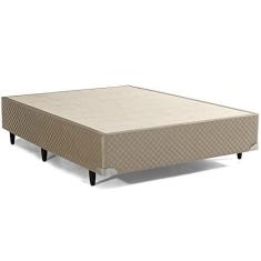 Imagem de Base Cama Box Herval Casal Pallace, 39x138x188 cm, Suede Bege