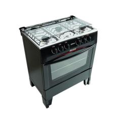 Imagem de Fogão 5 Bocas Sirius Plus com Acendimento Automático Bivolt, Preto, Braslar