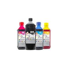 Imagem de Kit Tinta HP Compatível Marpax BK 01 Litro e Coloridas 250ml