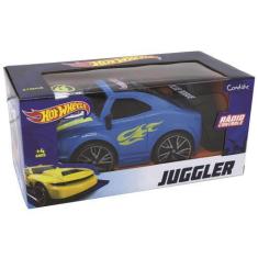 Imagem de Carro De Controle Remoto Candide Hot Wheels Juggler - Azul