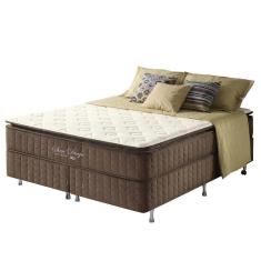 Imagem de Conjunto Cama Box King Size Molas Ensacadas San Diego Marrom