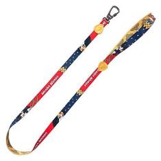 Imagem de Guia Tradicional Freefaro Mulher Maravilha 1,2m com Tira em Poliéster e Tecnologia de Rotação 360