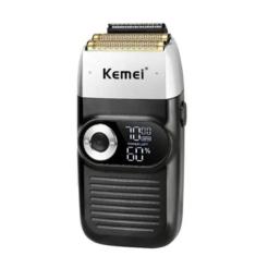 Imagem de Barbeador Elétrico Kemei Km2026 Sem Fio Dysplay Digital - A.R Variedad