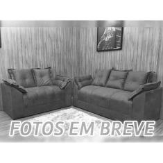 Imagem de Sofá 2 e 3 Lugares Azul 410 Paris