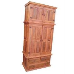 Imagem de Guarda-Roupas Square Em Madeira De Demolição - Cód 1434 - Barrocarte