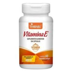 Imagem de Vitamina E (400UI) 60 Cápsulas - Tiarajú