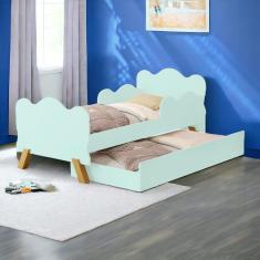 Imagem de Cama Infantil Angel Menta com Auxiliar Cambel