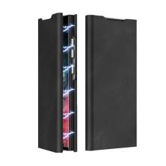 Imagem de CQJZCFCC Capa carteira para Samsung Galaxy S24/S24 Plus/S24 Ultra, capa flip magnética de couro PU com compartimentos para cartões, suporte à prova de choque, capa interna de policarbonato, preta, S24