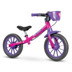 Imagem de Bicicleta Aro 12 Balance Sem Pedal Rosa/violeta