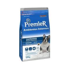 Imagem de Ração Premier Ambientes Internos Cães Adultos Castrados Sabor Frango E
