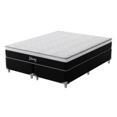 Imagem de Cama Box Super King Montreal Molas Ensacadas Gemini 193X203x68