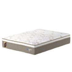 Imagem de Colchão Casal Molas Ensacadas Guarda Costas Alameda 138x188x30cm Marrom-branco Probel Marrom-branco