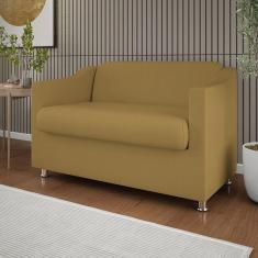 Imagem de Namoradeira Elegante Sala, Quarto Suede Balaqui Decor capuccino