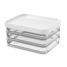 Imagem de Pote Clear Trio Modular 840Ml 13,1X16,7X8,5Cm  Brinox