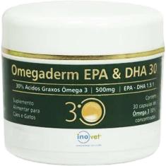 Imagem de Omegaderm EPA & DHA 30 Suplemento para Cães e Gatos 500mg C 30 cápsulas- Inovet