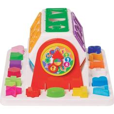 Imagem de Brinquedo Educativo Bebê Girababy Encaixe 18 Peças Mercotoys